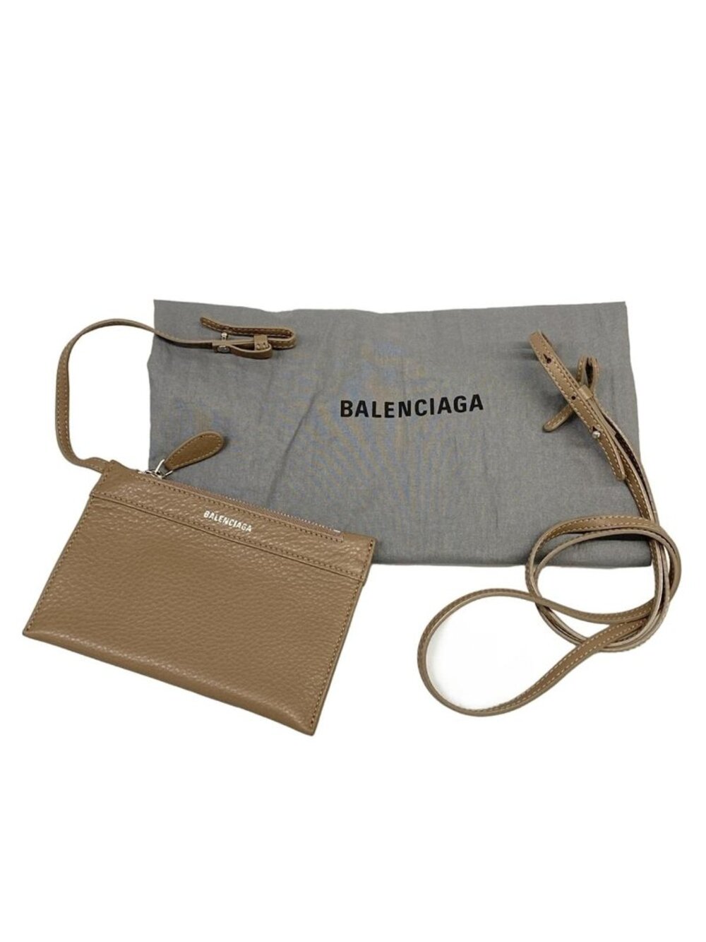 Balenciaga Tote Navy Cabas XS Gray Ju Leather - Picture 8 of 15